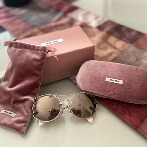 Miu Miu Women's Sunglasses - Silver